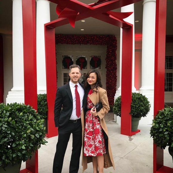 Carolina Herrera Rose Print Cocktail Dress - Picture 5 of 5